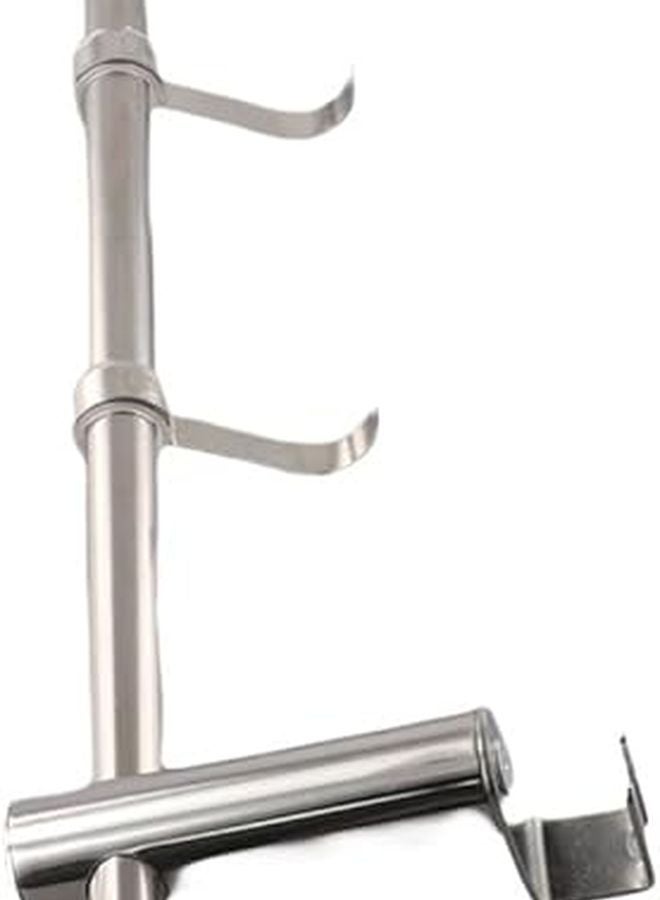 50 سم رف تجفيف من الفولاذ المقاوم للصدأ قابل للتعديل لمشعاع المناشف لتجفيف الملابس - Image 1